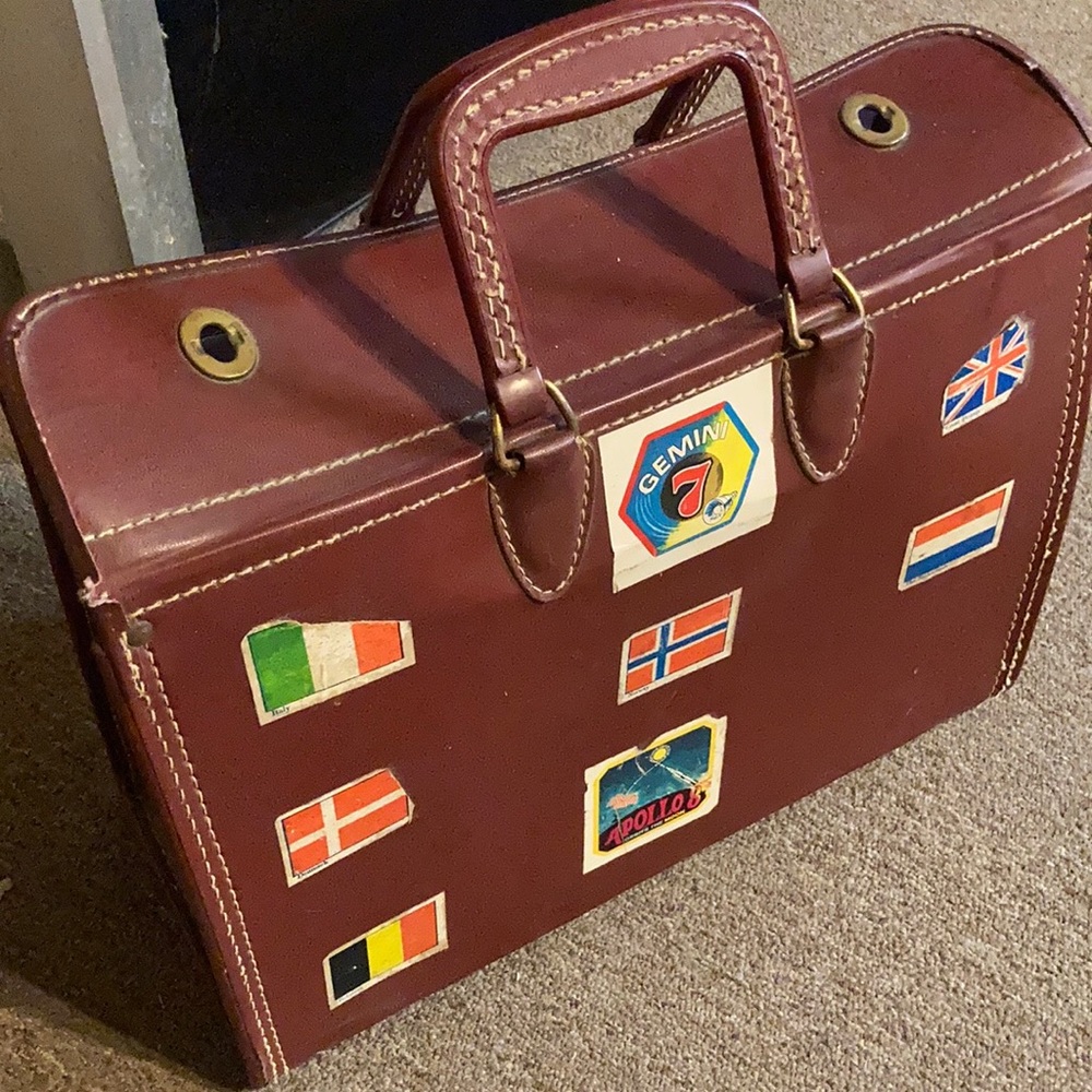 Strebco Tufide retro briefcase